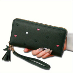 Naiste Passihoidja Sujuva T&otilde;mbelukuga, Multifunktsionaalne, Kihiline, Kaasaskantav Kerge Kaardikott. variant-28883, Žalia (su pakabuku žvaigždute)