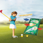 1 Komplekt Sisetingimustes ja V&auml;litingimustes Golf Liivakottide Alus, Golfim&auml;nguasi Lastele (Sinine & Roosa), Lapsevanem-Laps Interaktiivsed Spordim&auml;nguasjad., Žalias