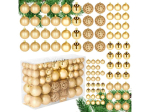 J&Otilde;ULUPOMBID 6/4/3cm 100 PAKK LARGE HOLIDAY SET kuld