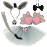 Karnevali kost&uuml;&uuml;m fancy dress eesli seelik pear&auml;tt 7 tk.