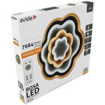 Avide LED-laevalgusti Rosa 90W puldiga