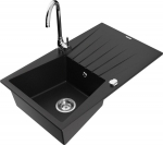 Graniidist k&ouml;&ouml;givalamu Mexen Cesar koos segisti ja sifooniga, Black+Chrome