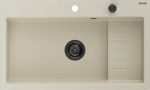 Graniidist k&ouml;&ouml;givalamu Mexen Omar koos sifooniga, Beige+Black, 800 x 480 mm