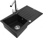 Graniidist k&ouml;&ouml;givalamu Mexen Cesar koos segisti ja sifooniga, Black+Chrome