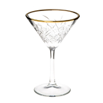 Pasabahce martiiniklaaside komplekt Timeless Gold, 230 ml, 4 tk.