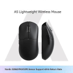 Mchose A5 juhtmeta 2.4g arvuti m&auml;nguhiir Bluetooth Tri~mode Esports Long Life Paw3395 kerge disainiga s&uuml;learvuti m&auml;ngurite tarvikud hiired ja rajapallid