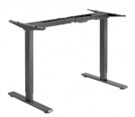 Reguleeritava k&otilde;rgusega laud Sbox MD-822, must