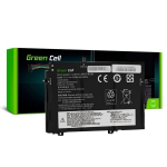 Green Cell s&uuml;learvuti aku L17L3P52 11,1V 4100mAh for Lenovo ThinkPad L480 L490 L580 L590, L14 Gen1 Gen2, L15 Gen2
