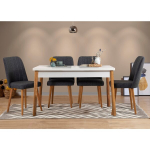 S&ouml;&ouml;gilauakomplekt(5osa),120x77x75cm,47x89cm,atlandi m&auml;nd,valge,antratsiit