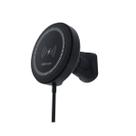 Forever autohoidja &otilde;huventilaatorile MACH-300 magnetiline traadita laadimisega must Qi2 15W