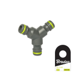 Kolmik voolikuliitmik 3 &uuml;henduse jaoks Bradas LIME LINE