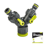 Kraaniadapter 3/4"-1/2" klappidega Bradas LIME LINE