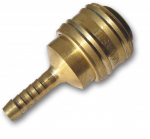 Kiirliitmik voolikule 3/8" - 9mm Bradas ESSK, messing