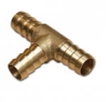 Kolmikliitmik 8 mm voolikule Bradas, messing