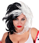 Kruela parukas, must/valge