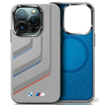 BMW BMHMP16X23SLIG iPhone 16 Pro Max 6.9" szary|grey hardcase Silicone Turning Lines MagSafe