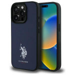 US Polo USHCP15XPGEV iPhone 15 Pro Max 6,7" granatowy|navy Leather Embroidered DH Color