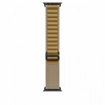 Apple kellarihm Watch Tan Alpine Loop - M - Black Titanium Finish