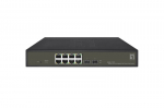 LevelOne GES-2110P Hallatav L2 Gigabit Ethernet L&uuml;liti 8x RJ-45 PoE Tugi Must