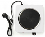 NEDIS elektrick&yacute; vařič/ 1 plot&yacute;nka/ v&yacute;kon 1500 W/ ochrana proti přehř&aacute;t&iacute;/ b&iacute;l&yacute;