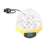 7 Eggs Inkubaator Mini aretusseadmed Inkubaator Digitaalne temperatuuriga linnulihainkubaator Eu pistik