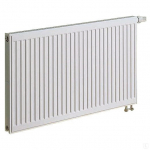 Radiaator KERMI 0.3 x 1.6 m, topelt, p&otilde;hja integreeritud ventiil