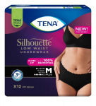 M&auml;hkmed TENA Silhouette Pants Plus Noir Medium, 12tk