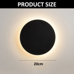 20 cm kaasaegne minimalistlik puutetundlik LED seinalamp | Trepikodade ja vahek&auml;ikude valgustus