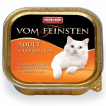 Konserv kassidele VOM FEINSTEN Classic linnu- ja vasikalihaga 100g