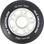 Rulluisurattad Nils Extreme 76x24 mm, 82A, mustad