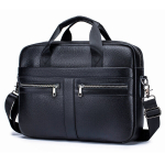 Populaarsed Meeste Kotid, Nahast K&auml;ekotid, Meeste Pealiskihist Lehmanahast Portfell, 15 Tolli_91502-Black, 91502-Black