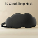 6D Pilvekujuline Unisex Une Mask M&auml;lust Vaht , Tamsiai Juoda