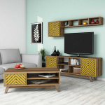 Elutoam&ouml;&ouml;bli komplekt Kalune Design 845(XXIII), pruun