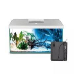 Akvaarium Aquael Leddy 75 Day&Night Biofs 2.0 105 L, valge, koos varustusega