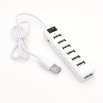 7-Porti USB 2.0 L&uuml;litatav Laiendusadapter 5V Pingega