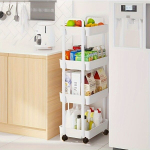 Mitmek&uuml;lgne Tugev Ratastega K&auml;ru - 3/4/5 Tasandit, Valge v&otilde;i Must. , Juodi trys sluoksniai