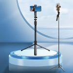 360 Kraadi Integreeritud Teleskoop Stabiilne Telefoni Statiivi Selfie Stick