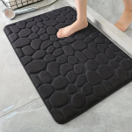 1tk Kivimustriline Pehme WC Vaip, Vannimatt, Libisemiskindel Vaip, 40*60cm chaki