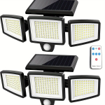 210LED P&auml;ikesepaneeliga Sensoriga T&auml;navavalgusti, Kolmepealine P&ouml;&ouml;ratav Tugev Valgus, 2vnt