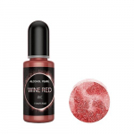 Tee-ise Ehte Tegemine: 10ml Metallik P&auml;rlmutter Pigment Alkoholi Vedelik V&auml;rvaineks Kunstitint., Raudonas vynas