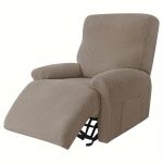 4tk Elastne Diivanikate, Jacquard Tugitoolikate M&ouml;&ouml;blikaitse, 02 #khaki