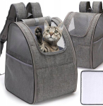 Lemmiklooma transportimise seljakott L81I, 31x29x41 cm, hall