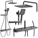 Du&scaron;ikomplekt Rea Pedro Thermostat Titanium