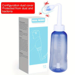 Nina Loputuss&uuml;steem - 300ml/500ml Nina Pudel Sinus Loputus BPA-vaba T&auml;iskasvanutele 5 Nina Soola Pakiga , Nosies druskos 10 vnt (2,7 g/vnt.)