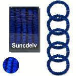 Siidist juuksekummid, 5 tk, 5 vnt Royal Blue