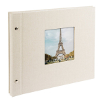 Goldbuch fotoalbum Bella Vista 30x25 cm, 40 mustad lehed, beež, kruvialbum