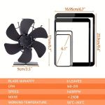 Ahju ventilaator 6 labaga