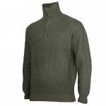 MFH Talvine meeste pullover &bdquo;Troyer&ldquo; k&otilde;rge kraega ja lukuga, roheline
