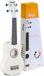 Sopran ukulele + &uuml;mbris Stagg US-WHITE