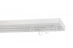 Kardinasiin lakke, kolmerealine PVC siin koos konksudega, 220 cm